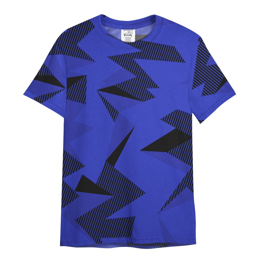 Shirt To Match Retro Black Concord 12s - Geometric Camouflage Pattern All Over Print