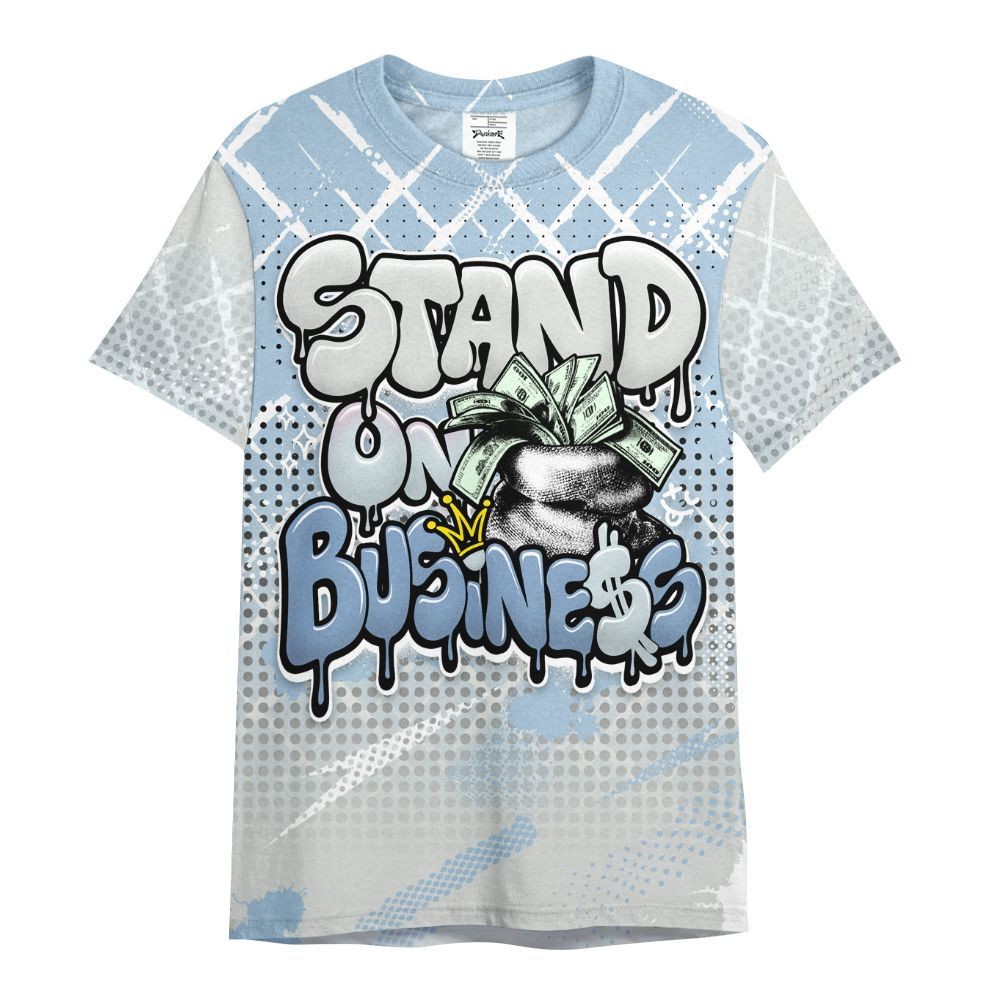 Shirt To Match Forget Me Not 4s - Halftone Stand Business Dripping All Over Print
