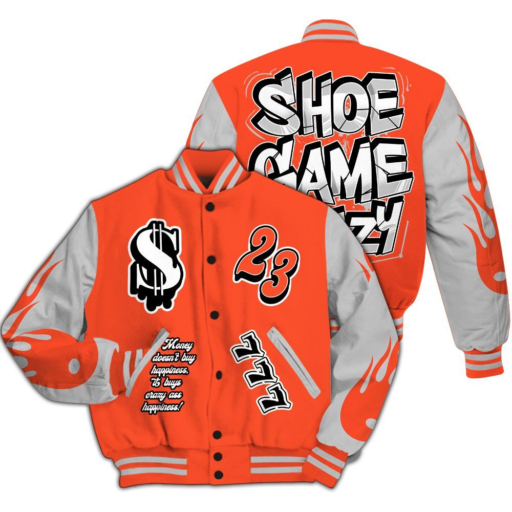 Varsity Jacket To Match Air Max 1 86 Cosmic Clay - Shoe Game Crazy Graphic All Over Print