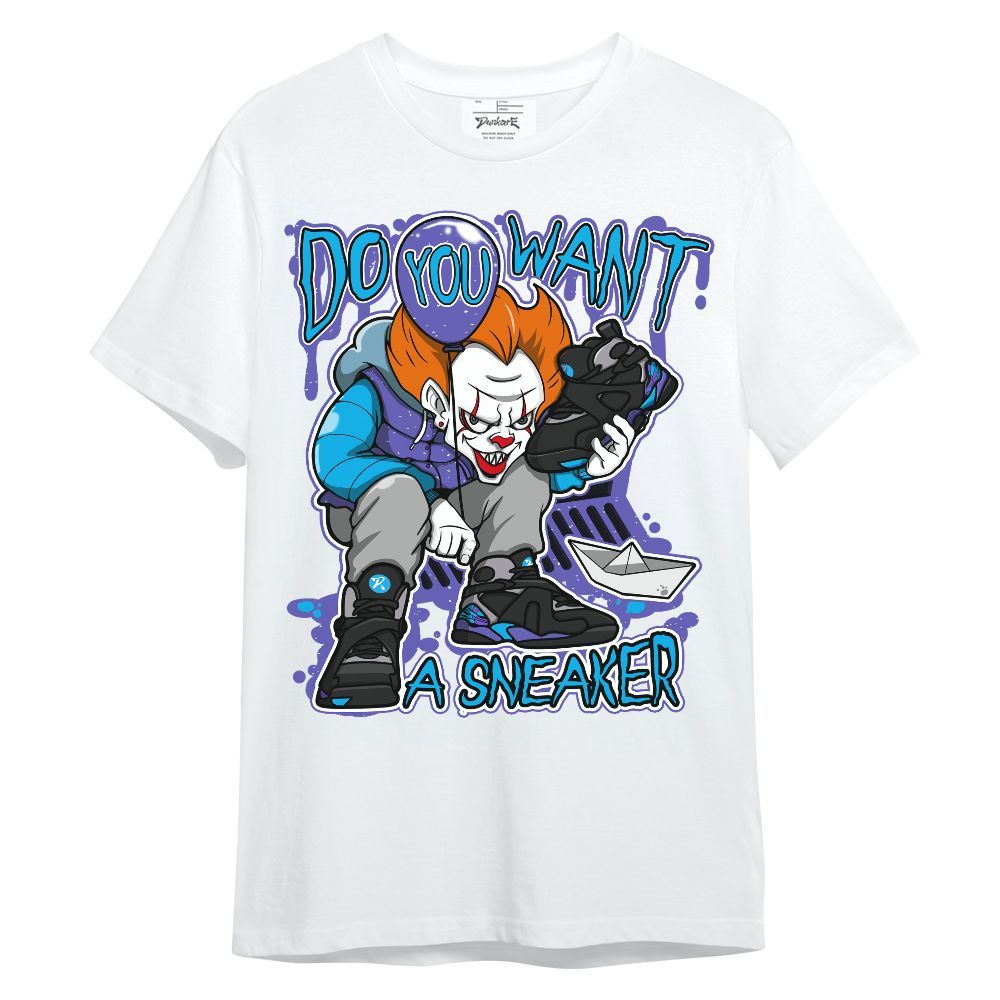 Shirt To Match Retro Aqua 8s - Clown Scary Sneakers Halloween Graphic