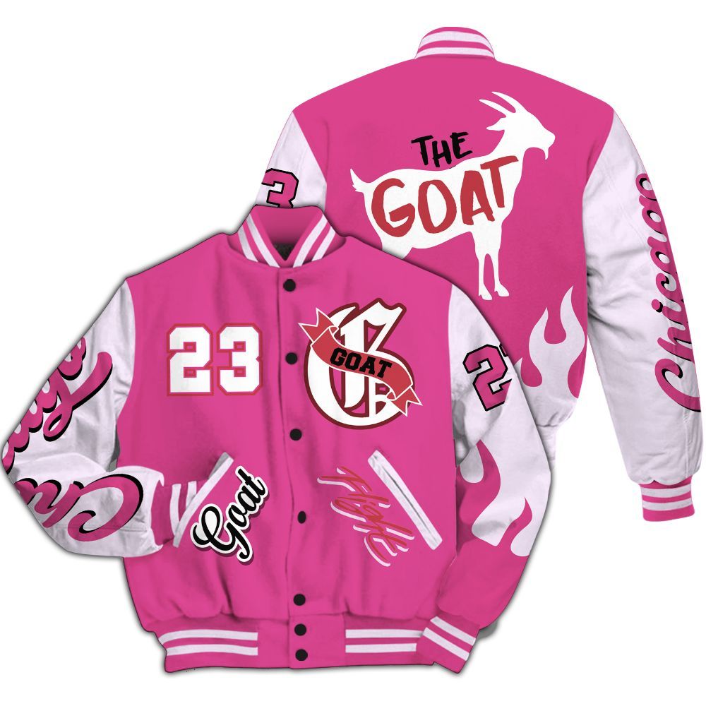 Varsity Jacket To Match KD 4 Aunt Pearl - The G.O.A.T Flight Streetwear All Over Print