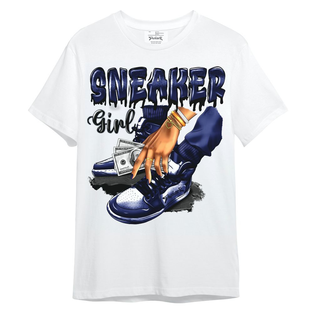Shirt To Match Midnight Navy 11s - SNEAKER Girl Money Drip Unisex Shirt
