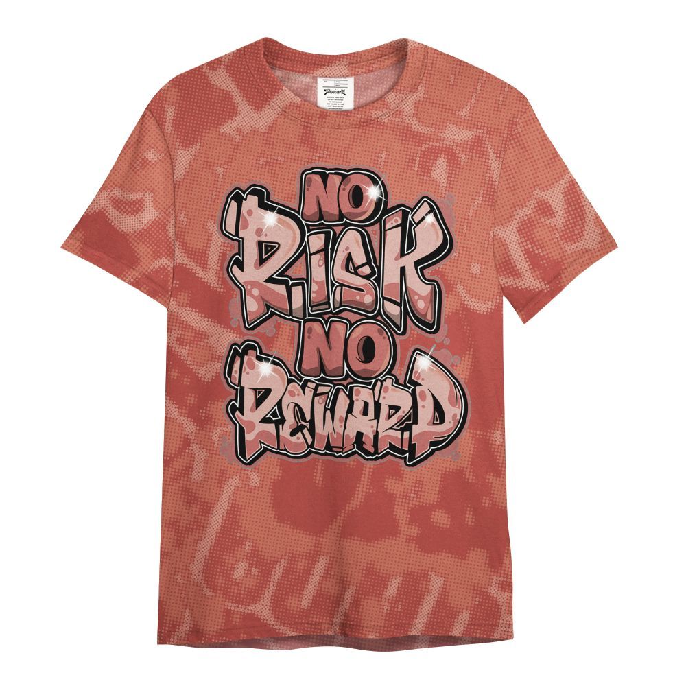 Shirt To Match Dune Red 13s - No Risks No Reward Street All Over Print