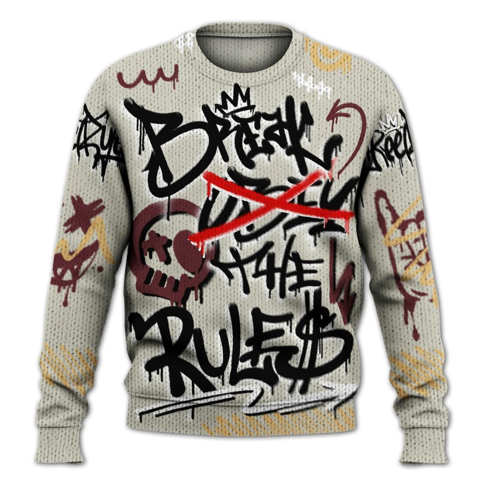 Knitted Sweater To Match Legacy 312 Year Of The Snake - Break Rules Streetwear