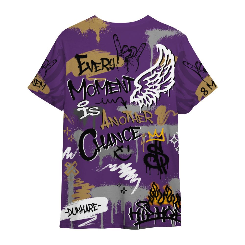 Shirt To Match Air Diamond Turf Ravens - 8Mile Movie Graffiti All Over Print