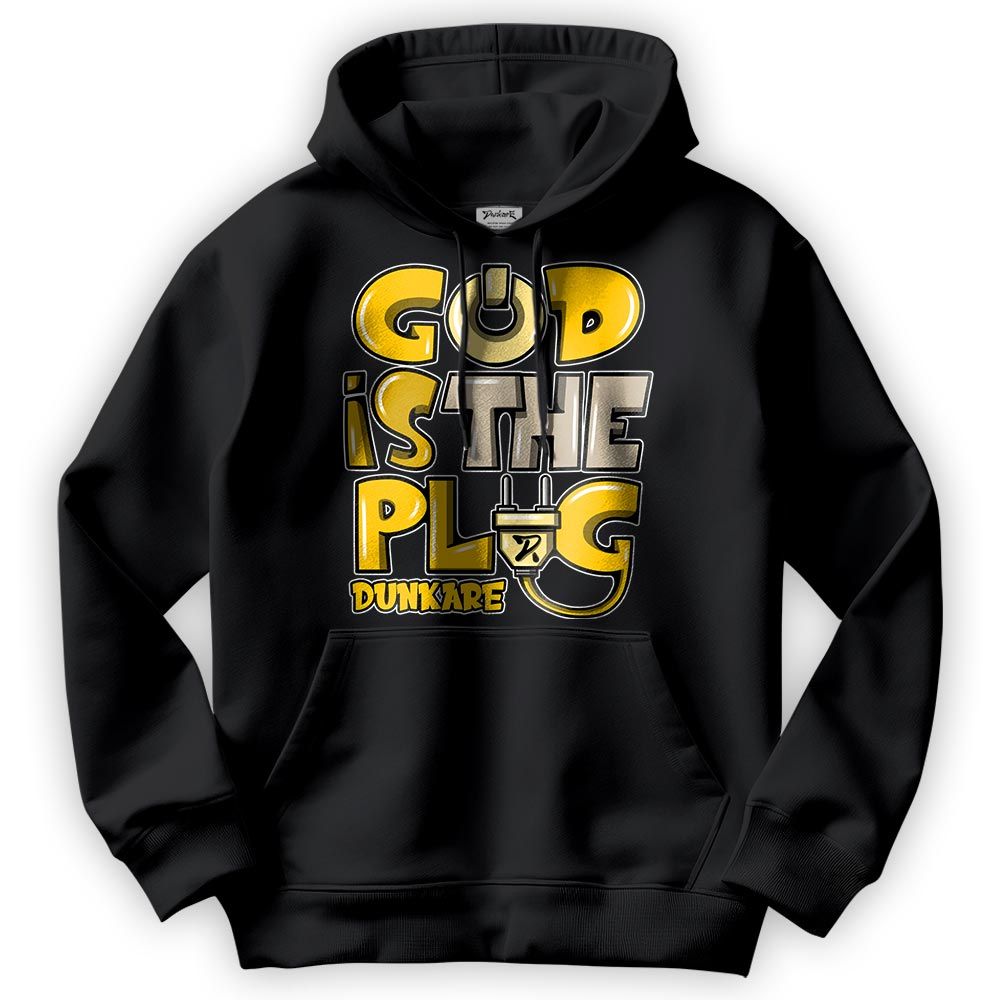 Sweatshirt To Match Vivid Sulfur 4s Hoodie - God Is The Power Cord Graffiti Hoodie Unisex