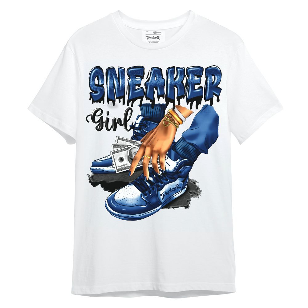 Shirt To Match High OG Midnight Navy 1s - SNEAKER Girl Money Drip Unisex Shirt