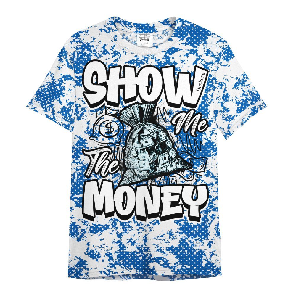 Shirt To Match Dunk Low Argon - Show Me The Money Retro All Over Print
