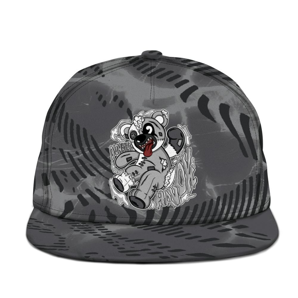 Snapback To Match White Thunder 4s - Havok Bear Graphic