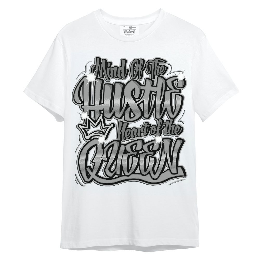 Shirt To Match Black Wolf Grey 12s - Hustles Heart Queens Unisex Shirt