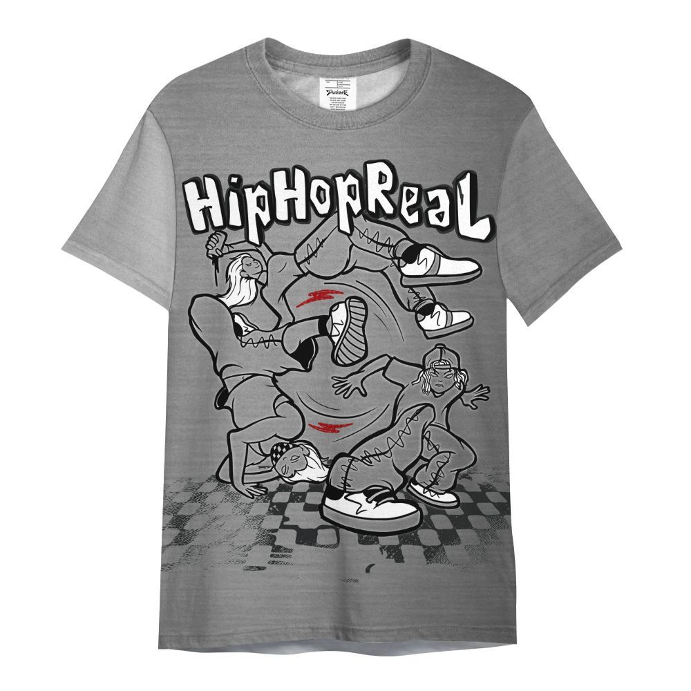 Shirt To Match Metallic Silver 14s - Feel Life Street Style All Over Print