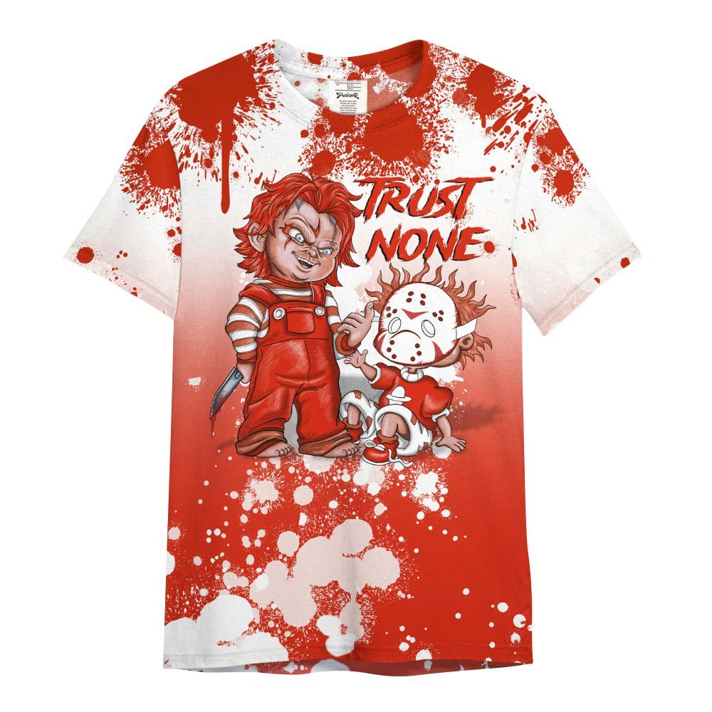 Shirt To Match Retro Cherry 11s - Trust No One Scary All Over Print