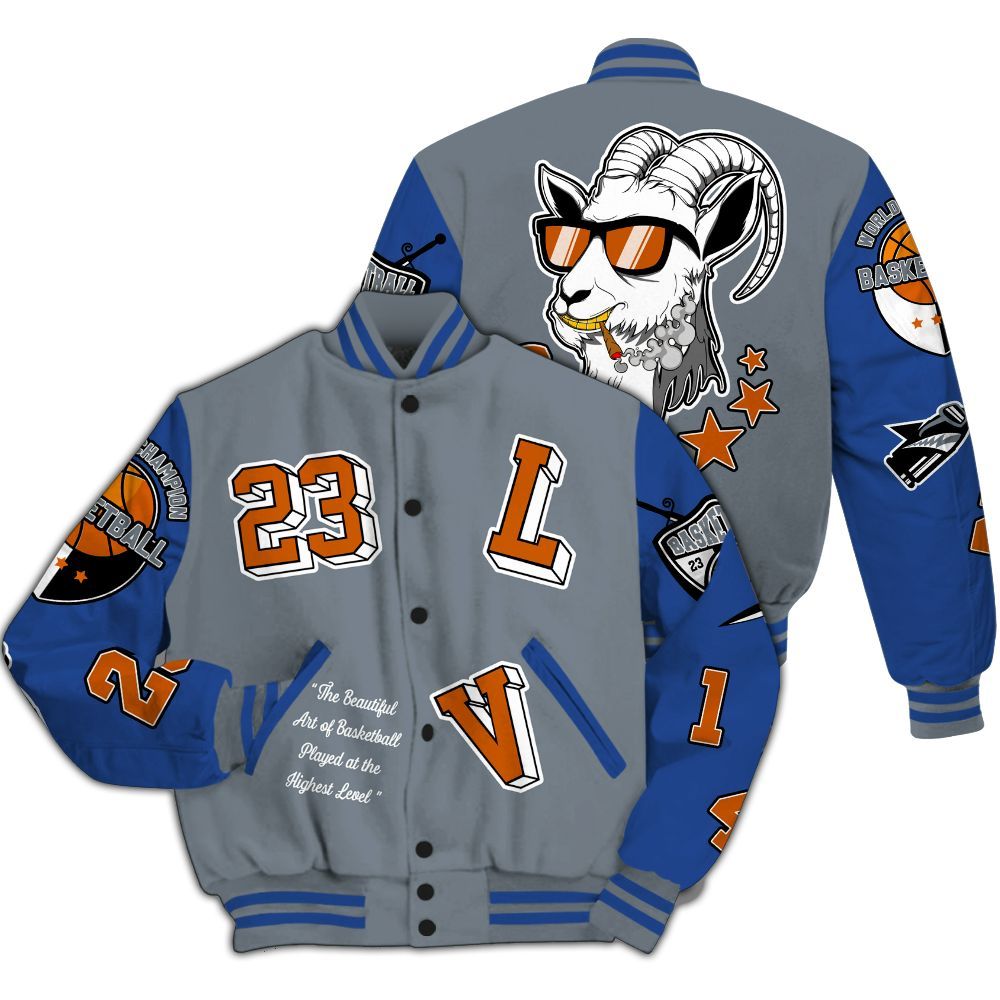 Varsity Jacket To Match RS-X GS League - The GOAT Got Em Streetwear All Over Print
