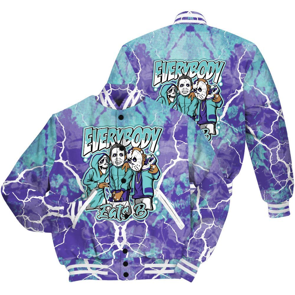 Varsity Jacket To Match Low Hornets 1s Shirt - Everybody Eatin B Graphic Halloween All Over Print