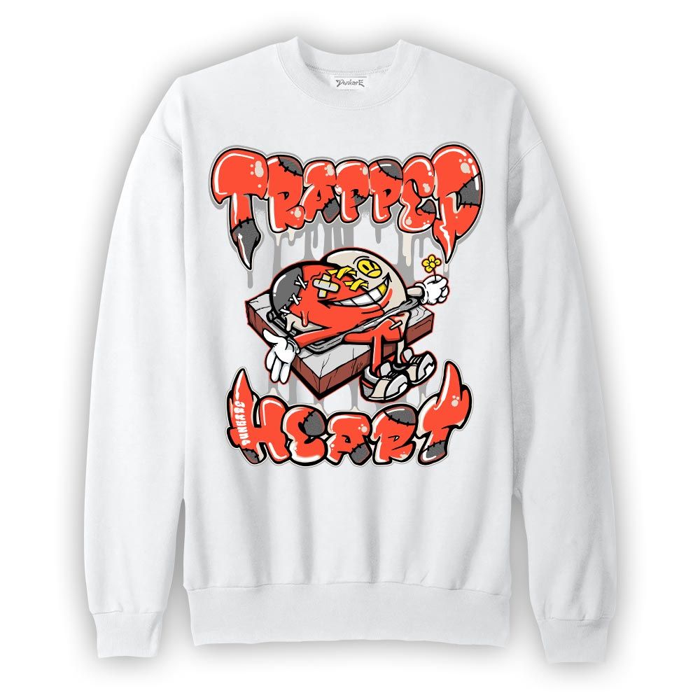 Sweatshirt To match Georgia Peach 3s Sweatshirt - Trapped Heart Graphic Graphic