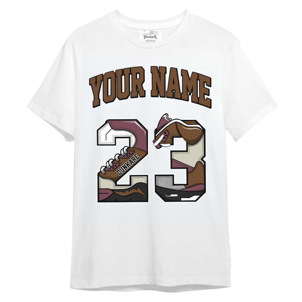 Shirt To Match Archaeo Brown 3s - Custom Name Number 23 5s Unisex Shirt