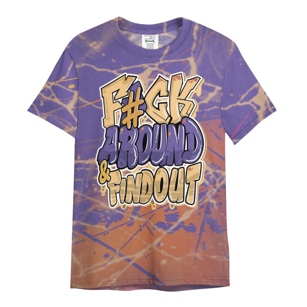 Shirt To Match Book Sunset 1s - F Around Find Out Graphic Profound All Over Print