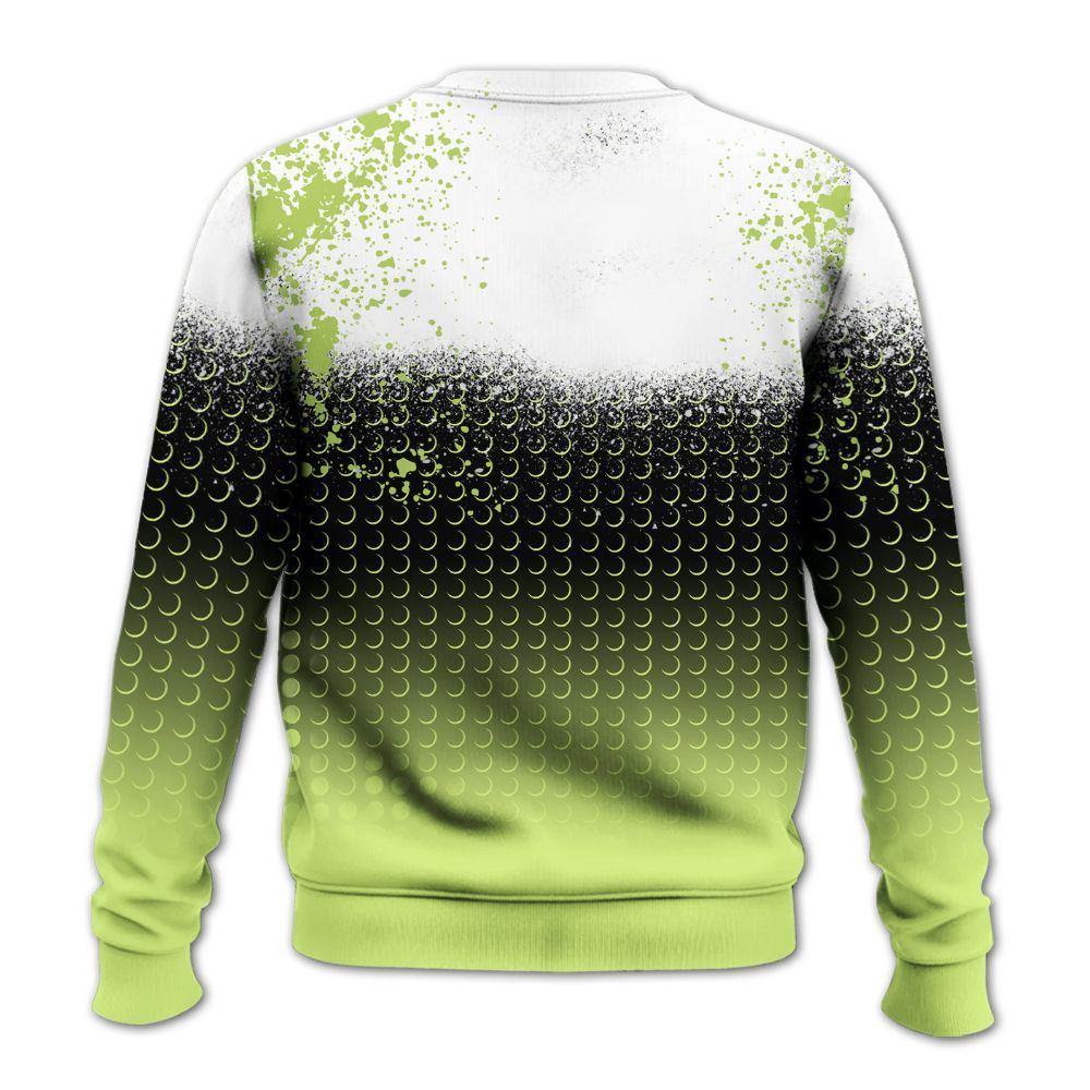 Sweatshirt To Match Air Max SNDR Volt - Halftone Time Is Money All Over Print