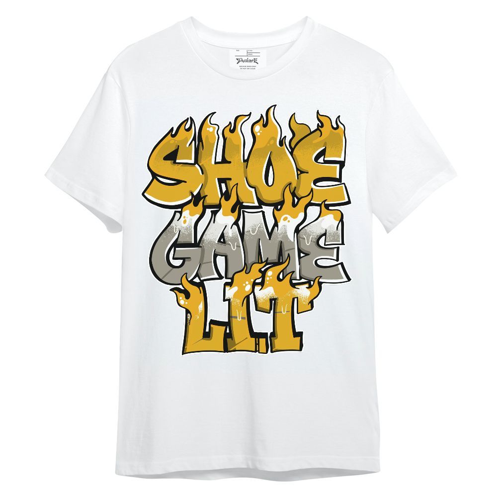 Shirt To Match Vivid Sulfur 4s - Shoe Game Lit Graphic Unisex Shirt