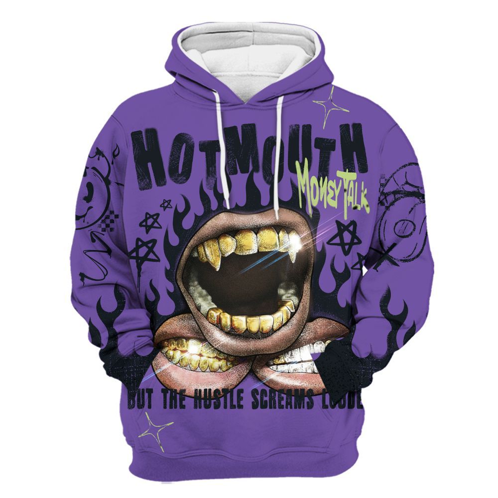 Hoodie To Match Canyon Purple 4s - Mouth Burning Street Style All Over Print