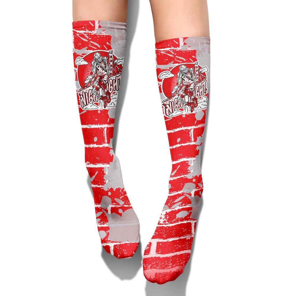 Sock To Match Air Max 1 Low Poly - Seeya Skeleton Brick