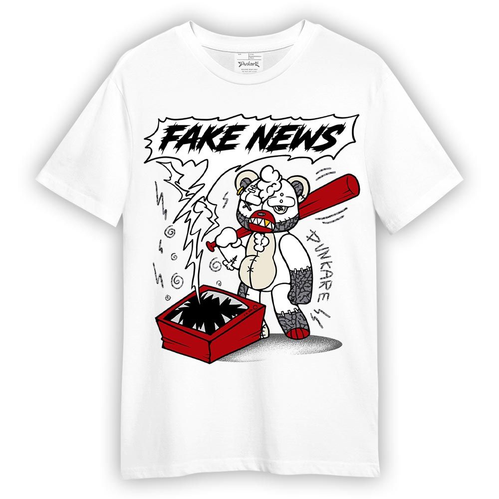 Shirt To Match Cement Grey 3s - False News Hugz Shirt Unisex