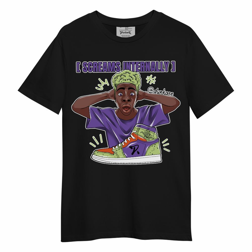 Shirt To Match Canyon Purple 4s - Scream Internally Unisex Shirt