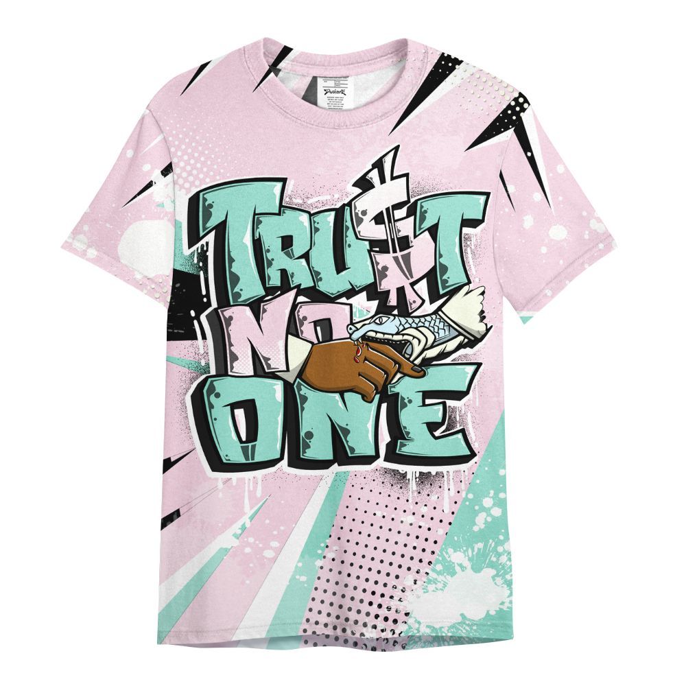 Shirt To Match Retro Easter 5s - Poly Trust No One Dripping All Over Print