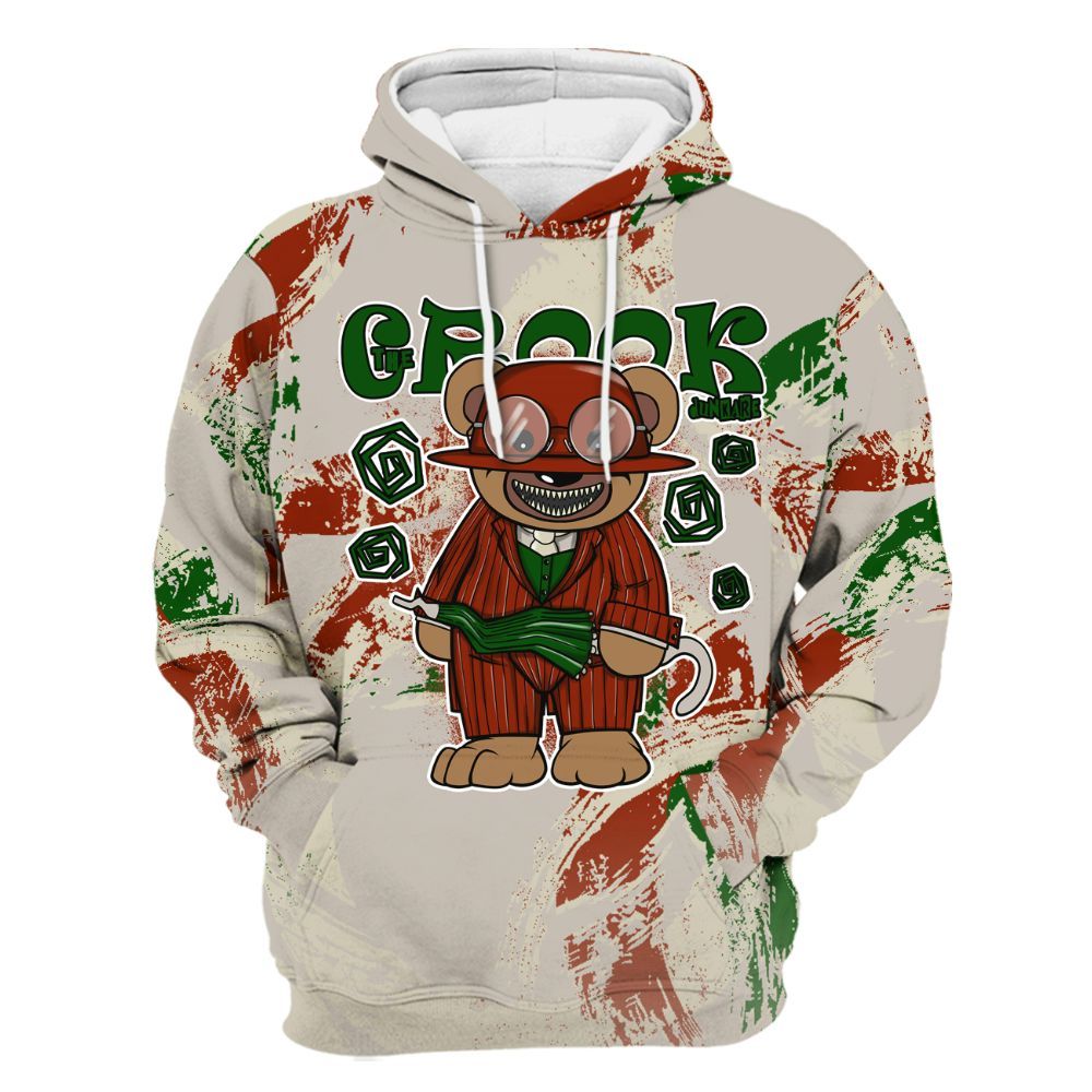 Hoodie To Match El Grito 5s - Swindler Bear Circle Slpash All Over Print