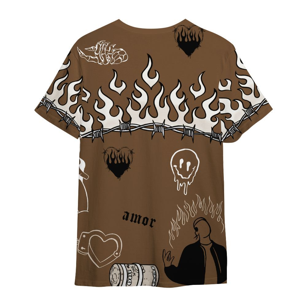 Shirt To Match Eggnog 12s - Snake Trust No One All Over Print