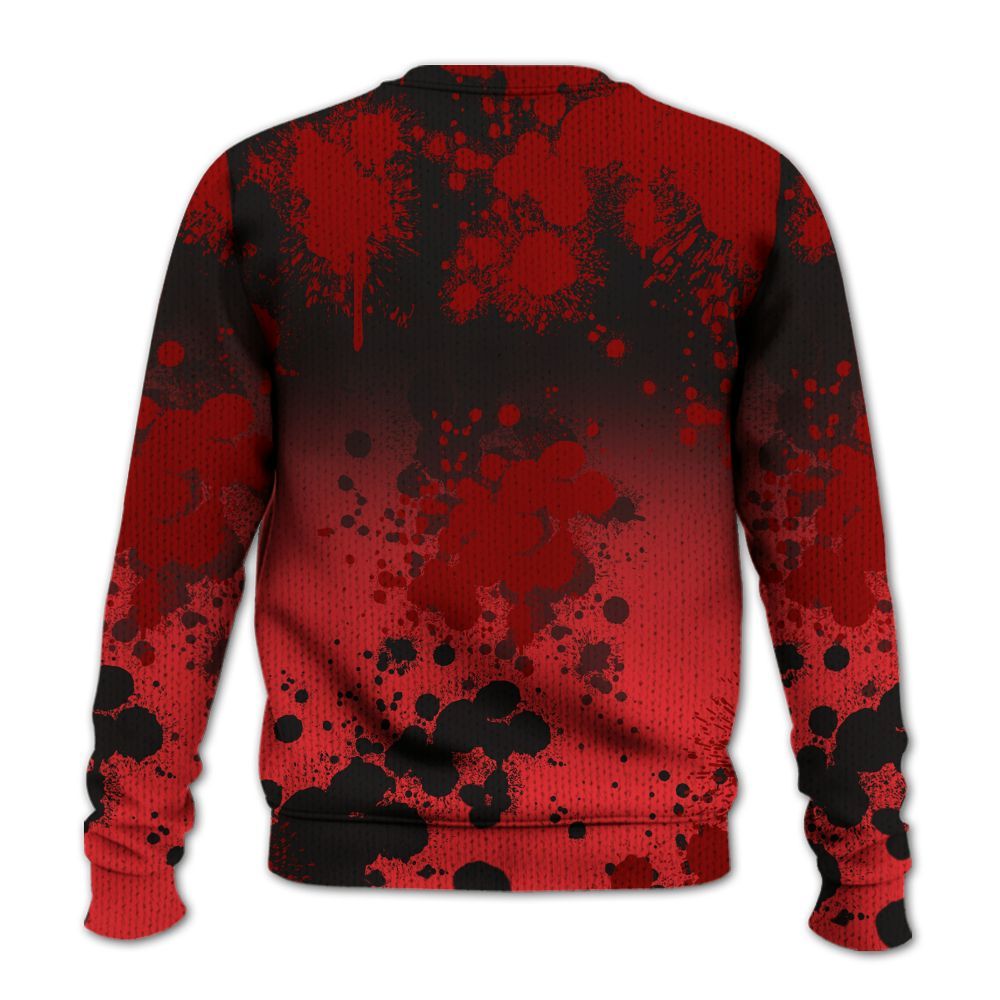 Knitted Sweater To Match Chile Red 9s - Trust No One Scary