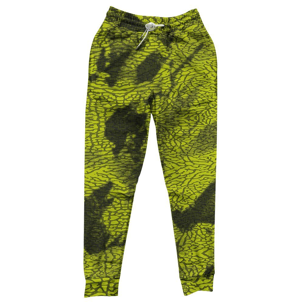 Sweatpant To Match Dunk Low QS Halloween Skull - Abstract Halftone Graphic All Over Print