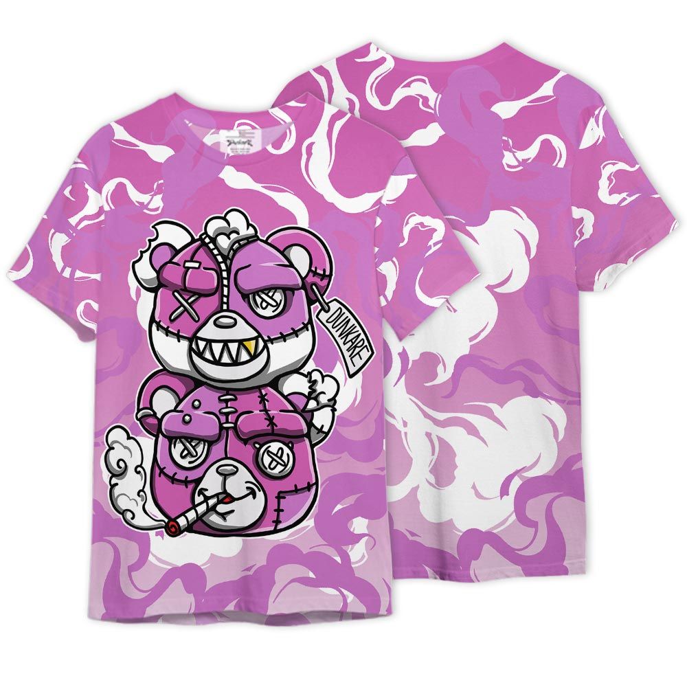 Shirt To Match Hyper Violet 4s - Double Hazards Hugz Smoke Graphics Shirt Unisex