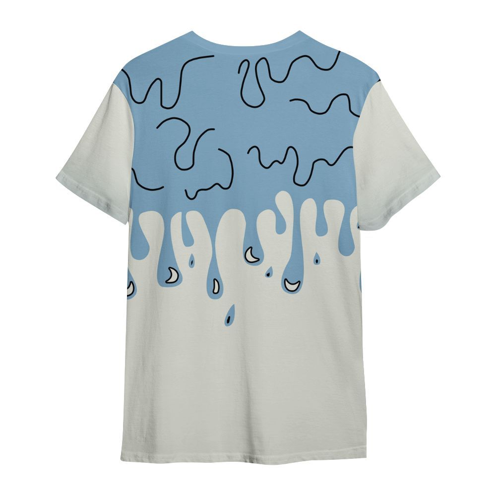 Shirt To Match Denim Worn Blue 2025 4s - Trust No One Drip All Over Print