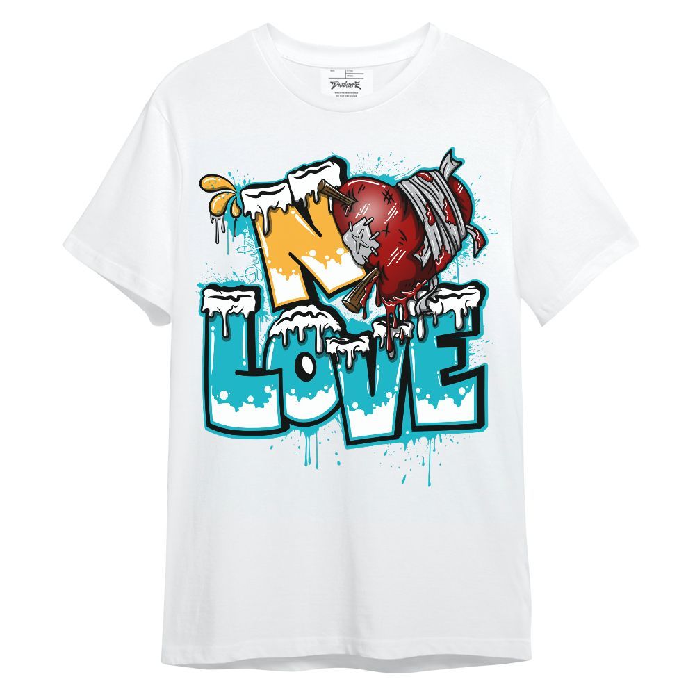 Shirt To Match Retro Aqua 5s - Drip No Love Streetwear Unisex Shirt