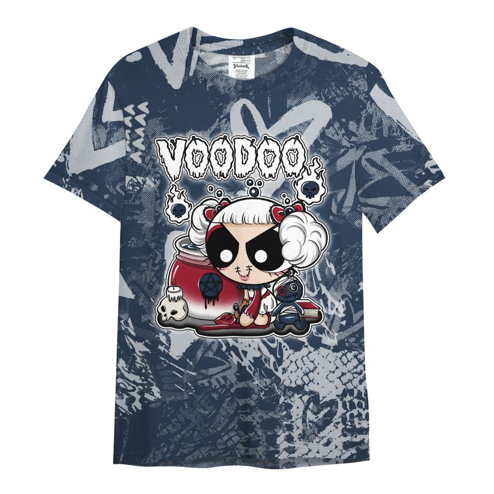 Shirt To Match Retro Olympic 6s - Voodooz Heart Grunge All Over Print