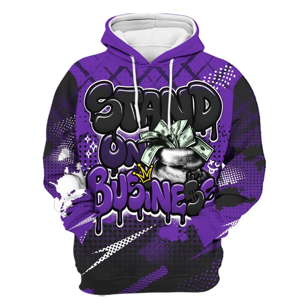 Hoodie To Match Kobe 9 Elite Low Moonwalker - Halftone Stand Business Dripping All Over Print