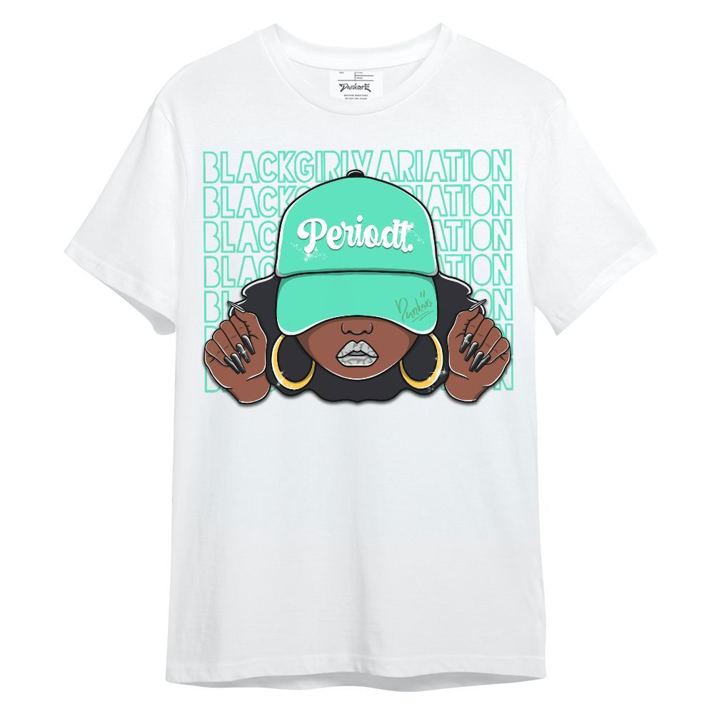 Shirt To Match Black Green Glow 3s - Black Girl Variation Unisex Shirt