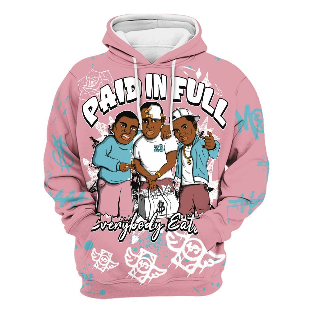 Hoodie To Match Doernbecher 6s - Everybody Paid In Full Crayon All Over Print