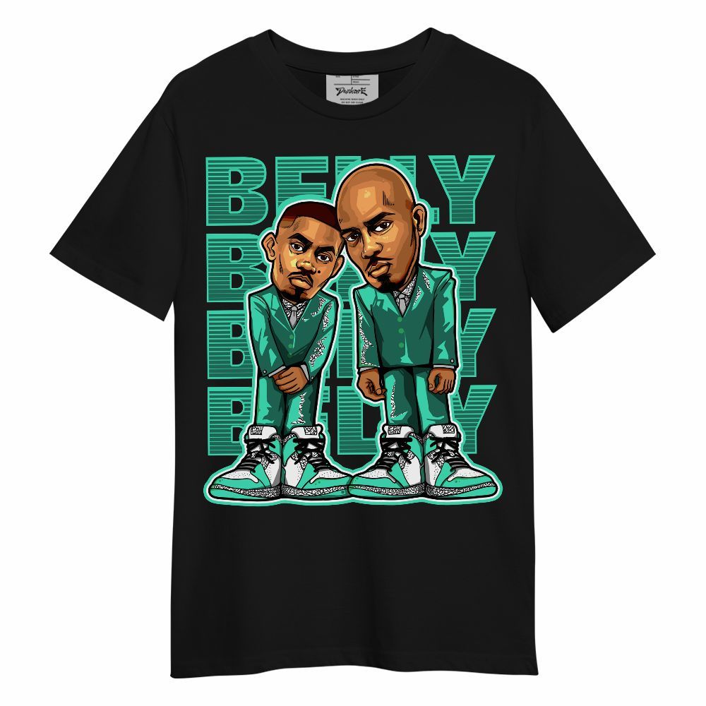 Shirt To Match Black Green Glow 3s - Belly Sneakers Graphic Unisex Shirt