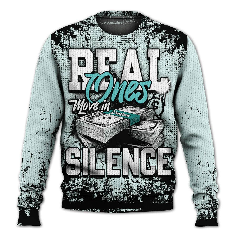 Sweater To Match KD 4 Easter Mint Candy - Move In Silence Money Retro Graphic