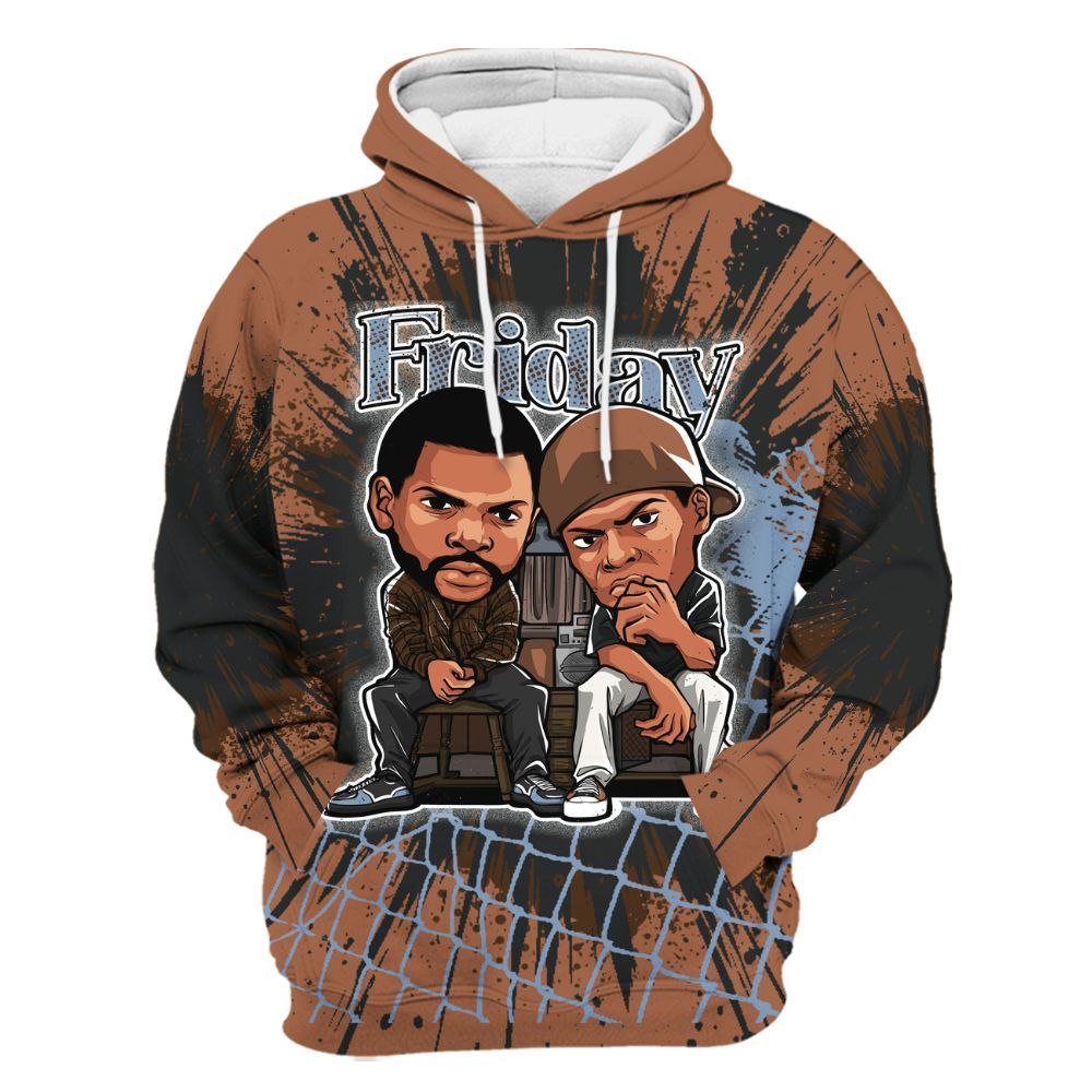 Hoodie To Match Air Foamposite Metallic Copper - Friday Movie All Over Print