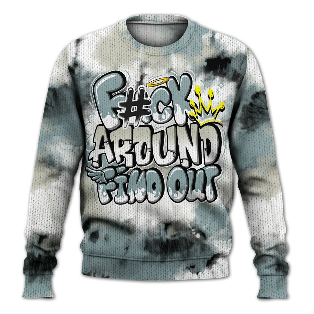Knitted Sweater To Match AMM Low 17s - Tie Dye FK Around Find Out