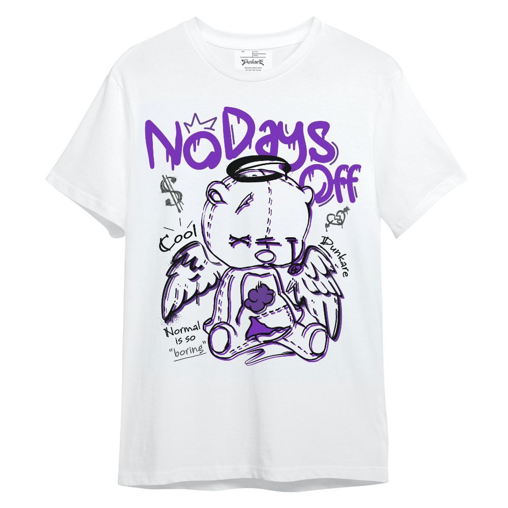 Shirt To Match Retro Dark Iris 3s - No Days Off Unisex Shirt