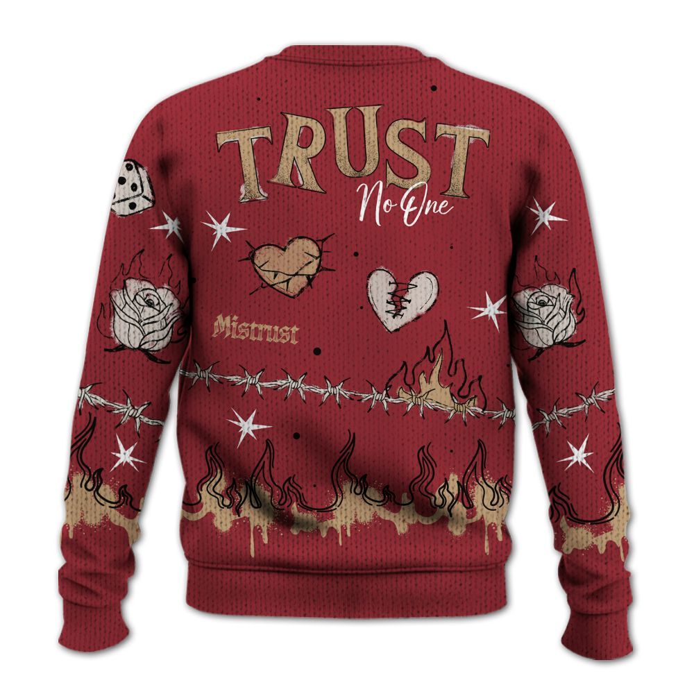 Sweater To Match Chicago 2025 40s Shirt, Trust No One Snake-Bite Doodle Crayon Graphic