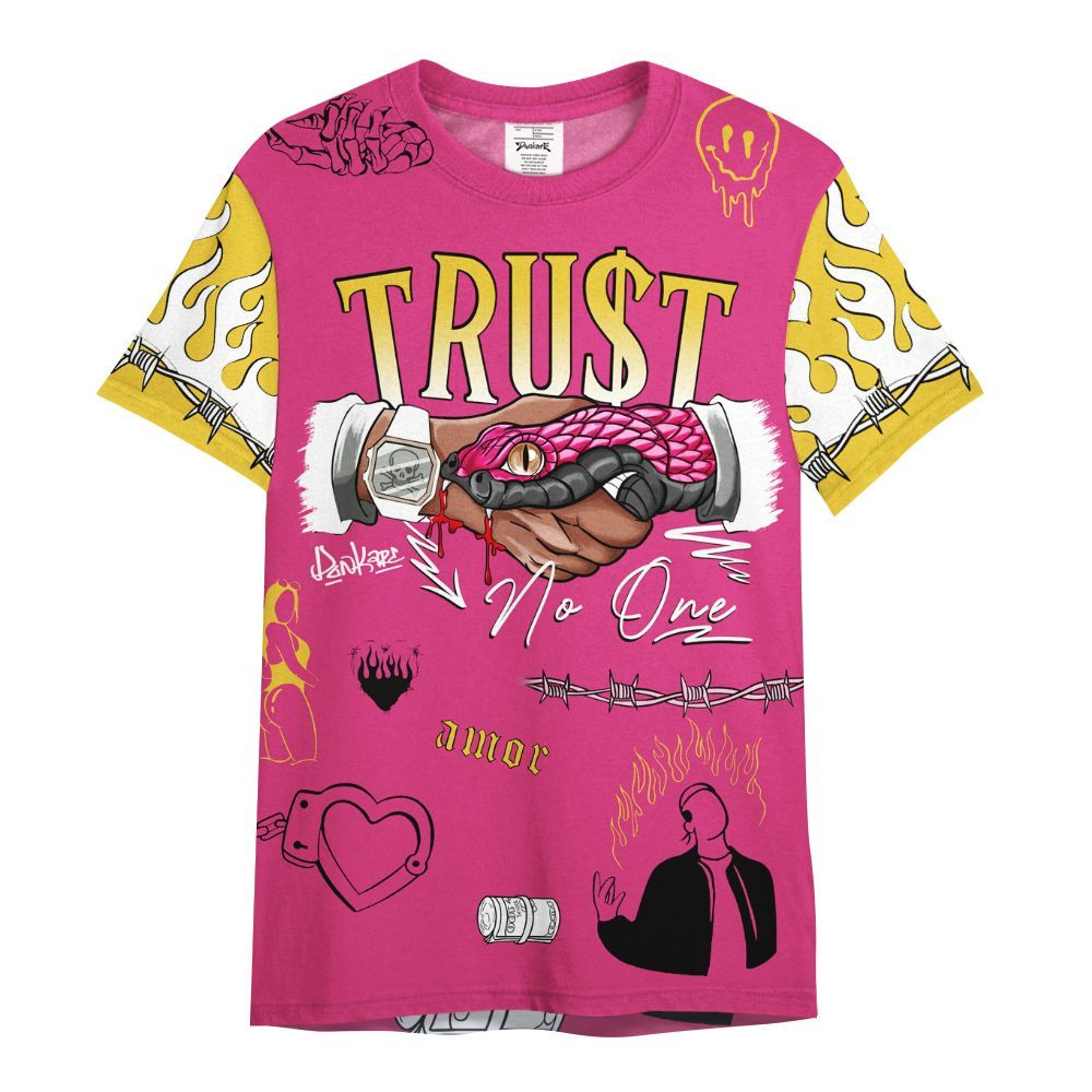 Shirt To Match Comic 4s - Snake Trust No One All Over Print