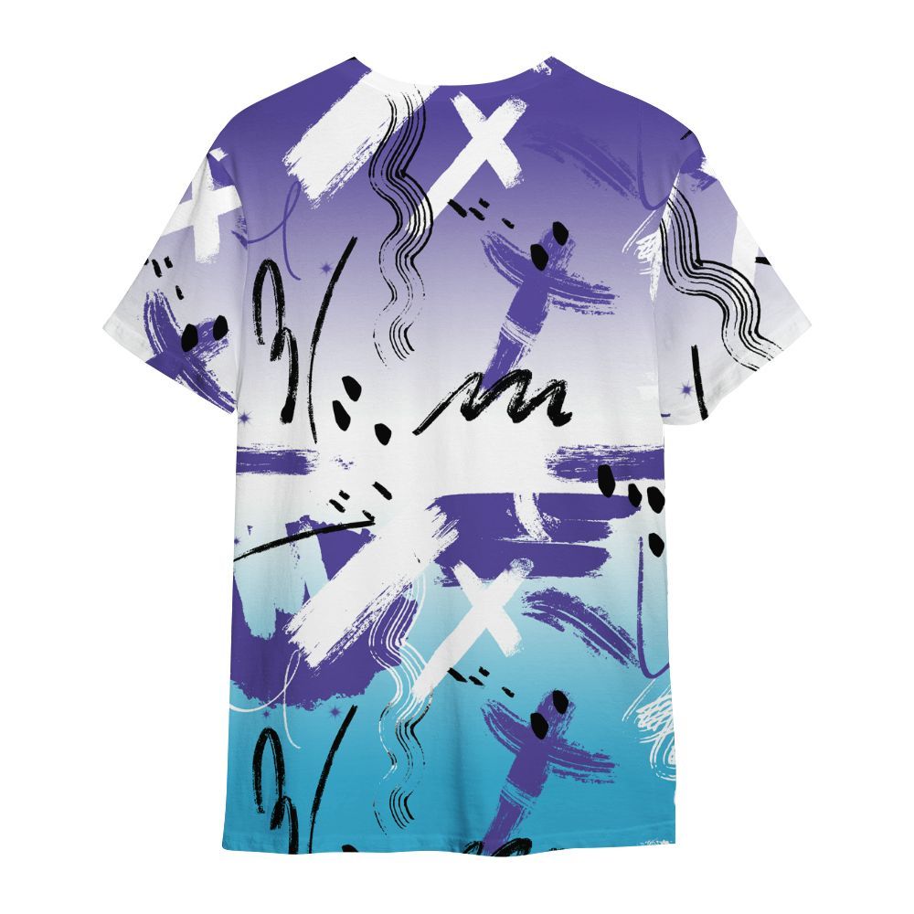 Shirt To Match Retro Aqua 6s - Money Hustle Grind Pray All Over Print