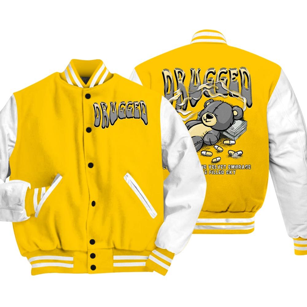 Varsity Jacket To Match Vivid Sulfur 4s Vasity Jacket - Drugged Vasity Jacket Unisex NCMD