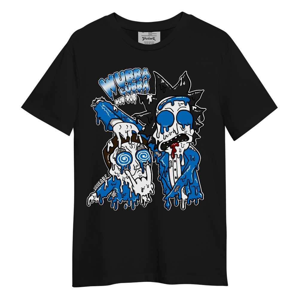 Shirt To Match Blueberry 12s - Wubba Rick Drip Graphic