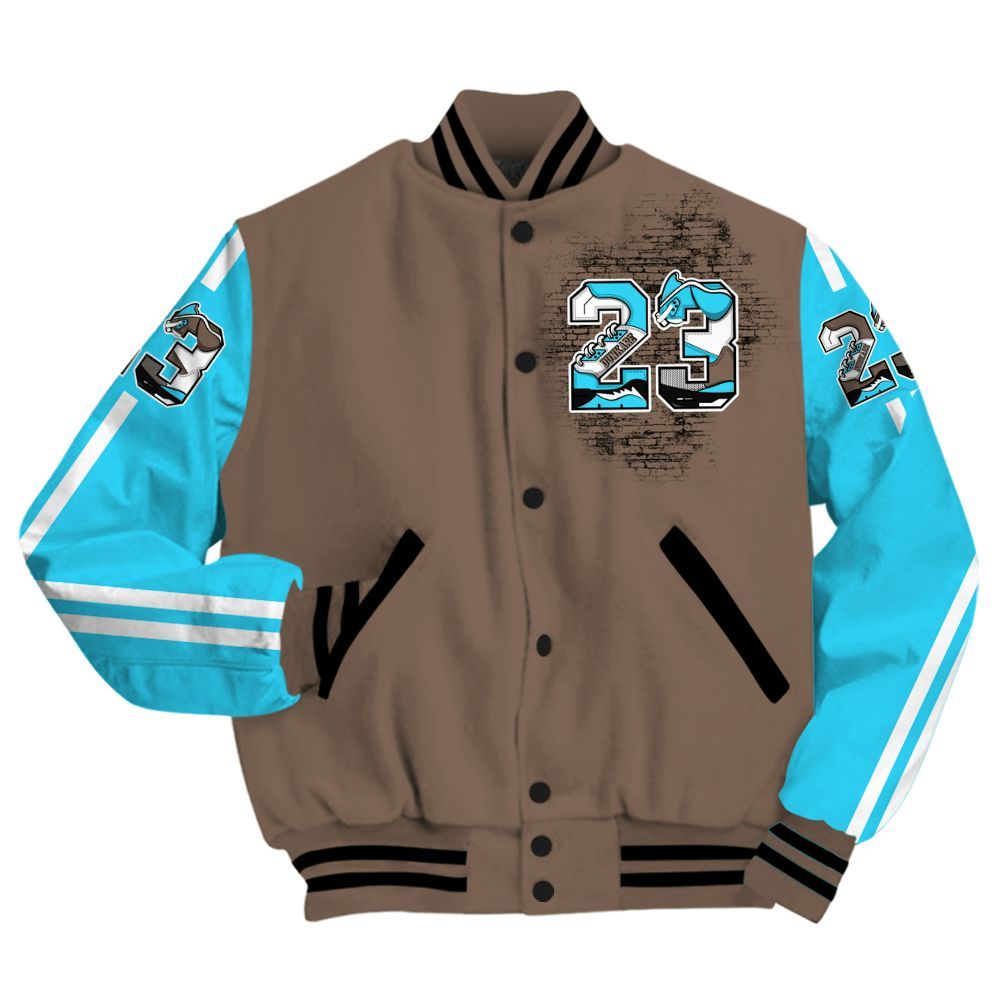 Varsity Jacket To Match Olive Concord 9s - Custom Name Number 23 5s All Over Print